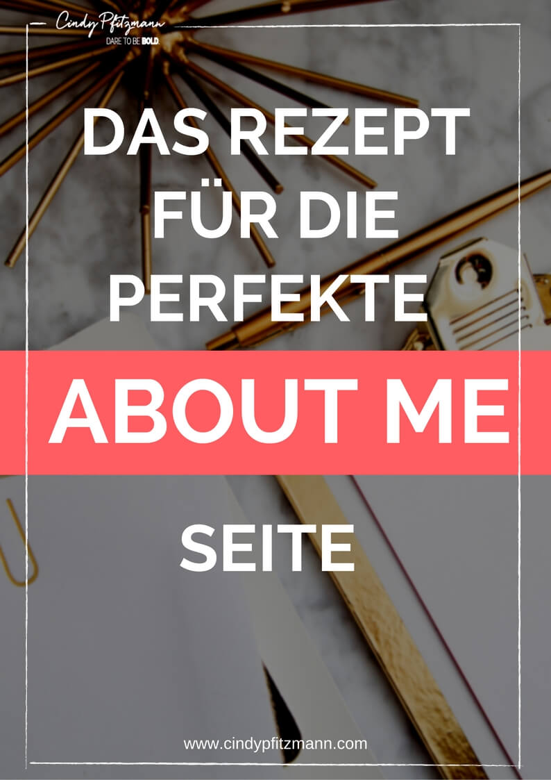 How to About Me Seite